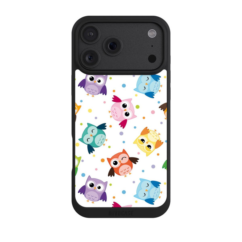 iPhone 18 Pro Max NIVOpure Chouettes avec confettis