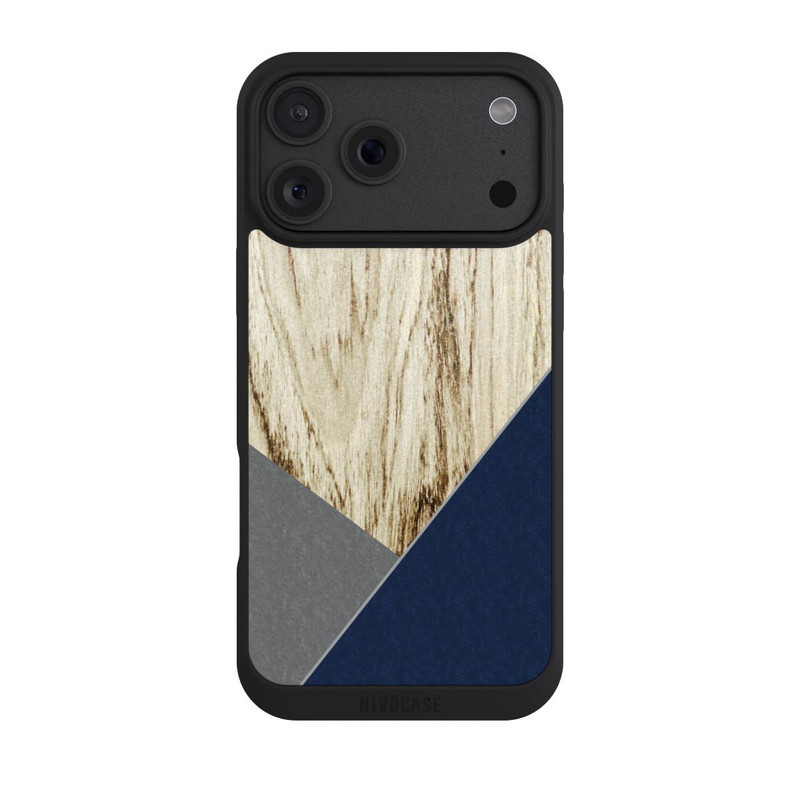 iPhone 18 Pro Max NIVOpure Bois Graphique Bleu