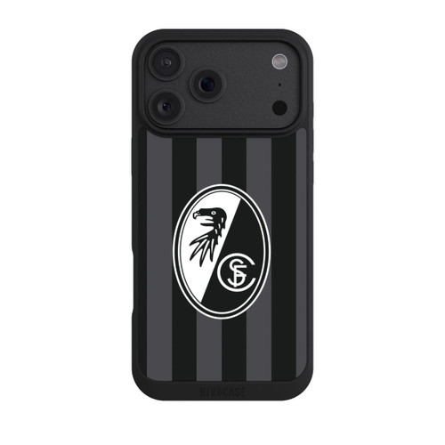 Apple iPhone 18 Pro Max NIVOpure SC Freiburg - Grau Gestreift