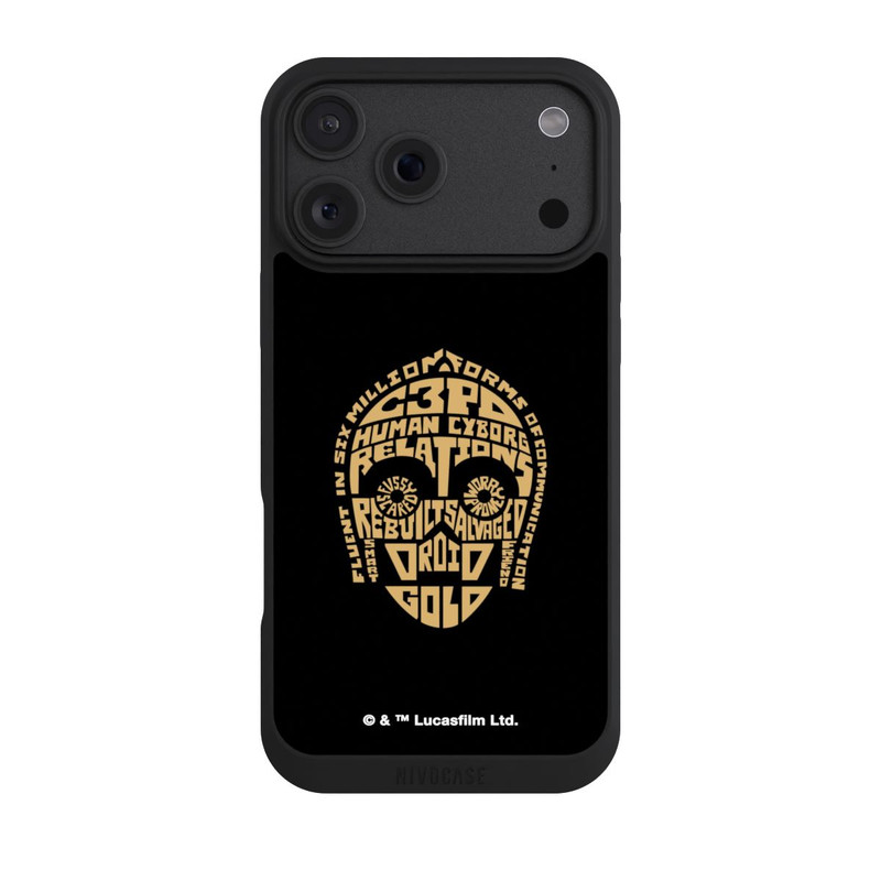 iPhone 18 Pro Max NIVOpure C3PO Typo Graphique