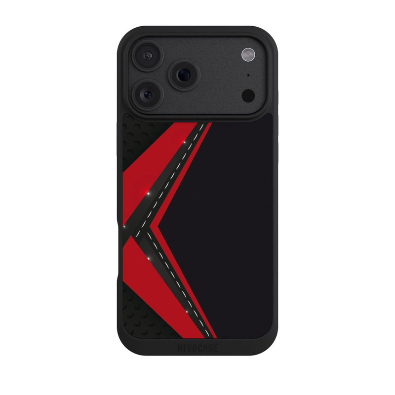 iPhone 18 Pro Max NIVOpure Carbon for Men - Rouge