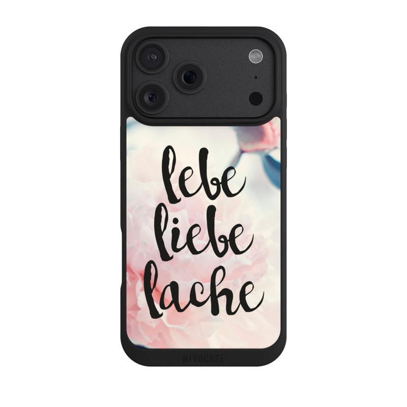 iPhone 18 Pro Max NIVOpure Lebe Liebe Lache - Roses