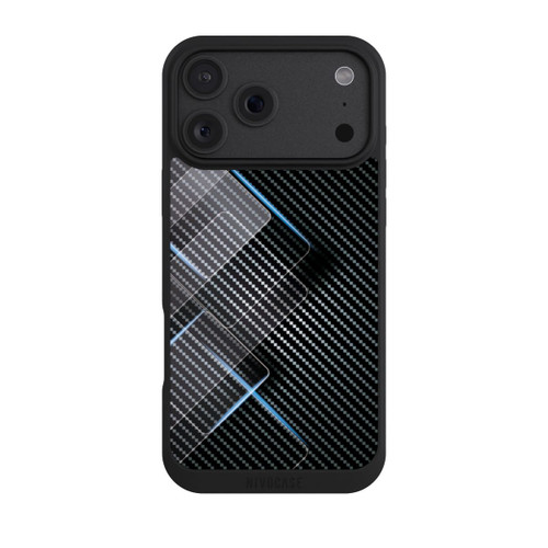 Apple iPhone 18 Pro Max NIVOpure Blaue Linien auf Karbon