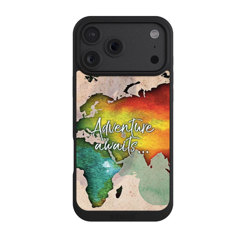 iPhone 18 Pro Max NIVOpure Carte du Monde en Couleurs