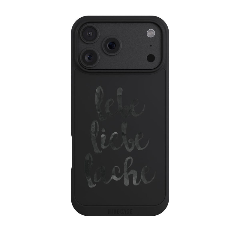 iPhone 18 Pro Max NIVOpure Lebe Liebe Lache ohne Hintergrund