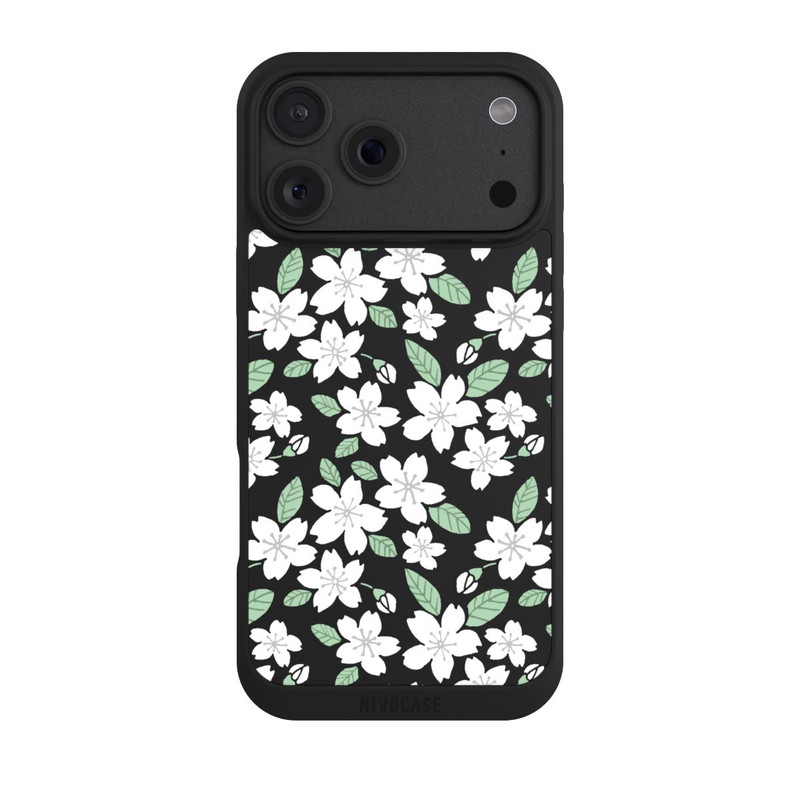 iPhone 18 Pro Max NIVOpure Fleurs Blanches sans Fond