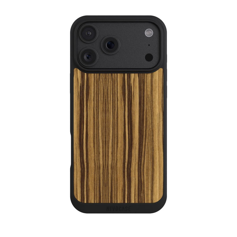 iPhone 18 Pro Max NIVOpure Look Bois d'Ébène Macassar Clair