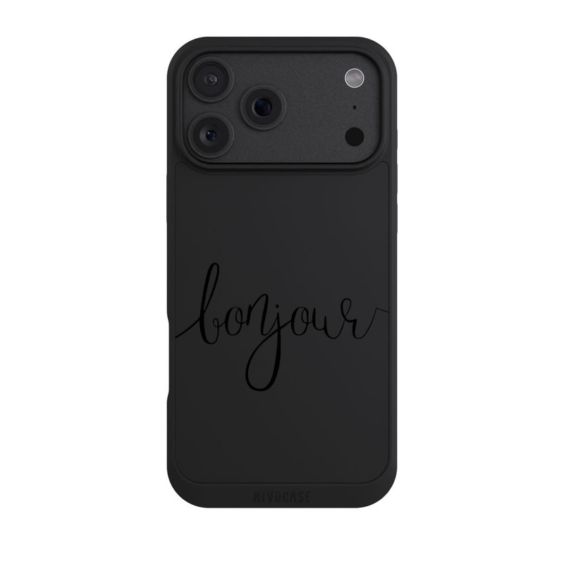 iPhone 18 Pro Max NIVOpure Bonjour Noir sans Fond
