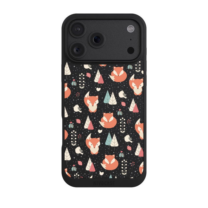 iPhone 18 Pro Max NIVOpure Motif Renards sans Fond