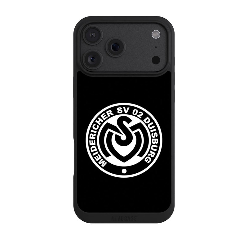 iPhone 18 Pro Max NIVOpure MSV Logo auf Schwarz
