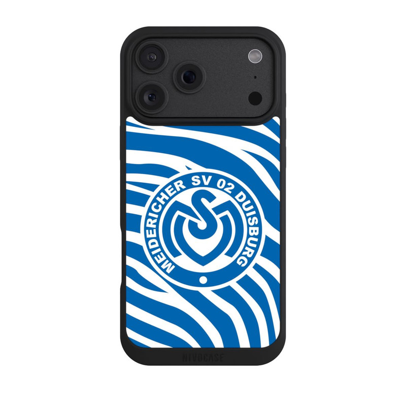 iPhone 18 Pro Max NIVOpure Blaues Zebra MSV
