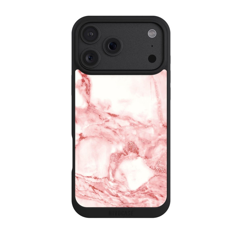 iPhone 18 Pro Max NIVOpure Marmor rosa und weiß