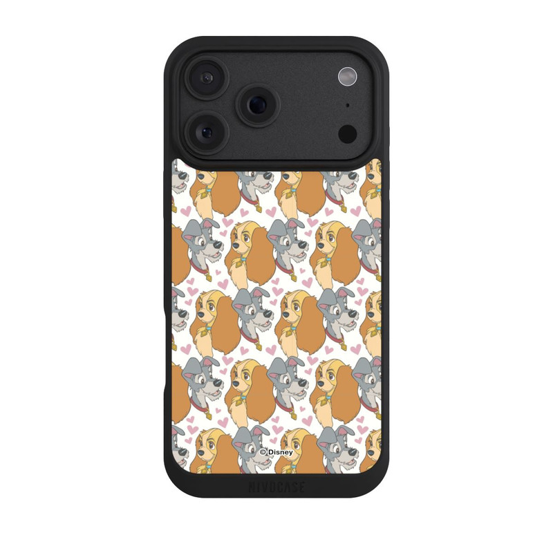 iPhone 18 Pro Max NIVOpure Susi und Strolch Muster Herzen