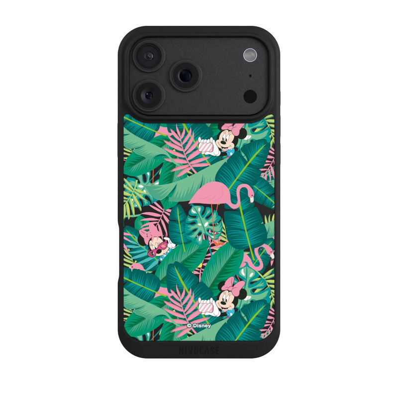 iPhone 18 Pro Max NIVOpure Minnie Été Feuilles de Palmier sans Fond