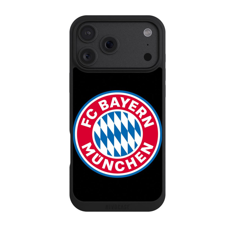 iPhone 18 Pro Max NIVOpure FCB Logo auf Schwarz