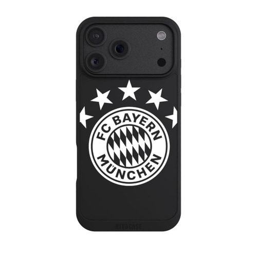 Apple iPhone 18 Pro Max NIVOpure FCB Logo einfarbig mit Sternen - ohne Hintergrund