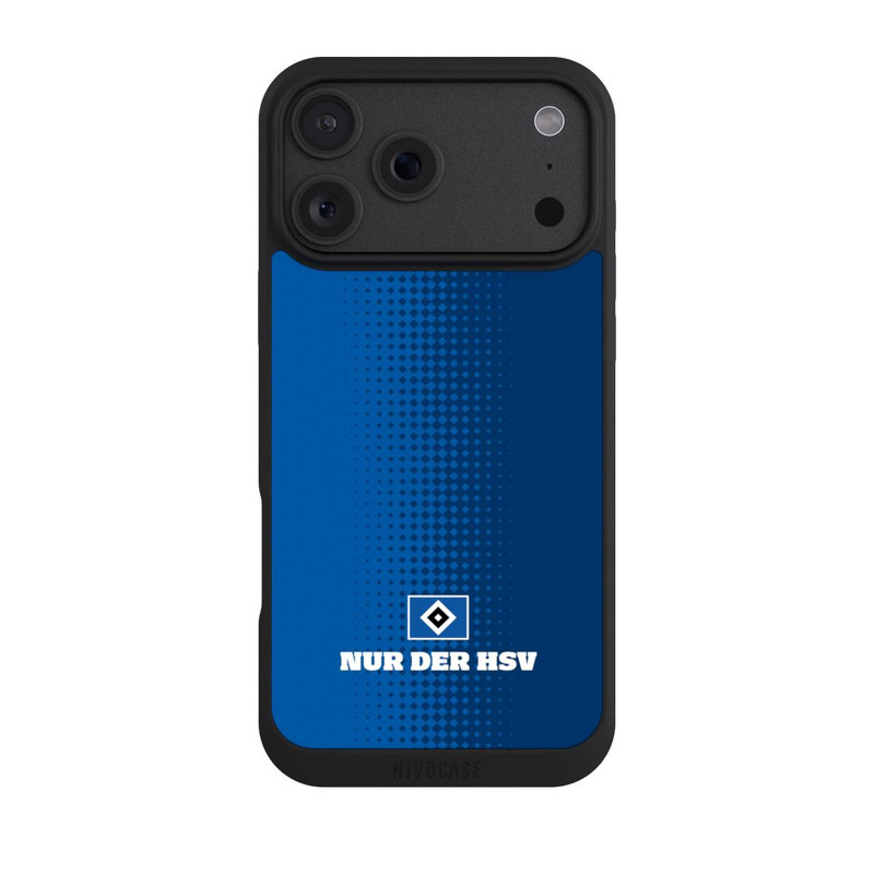 iPhone 18 Pro Max NIVOpure Nur der HSV - Trame de losange bleue