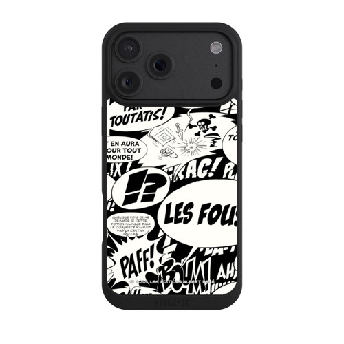 Apple iPhone 18 Pro Max NIVOpure Sprechblasen Asterix Schwarz