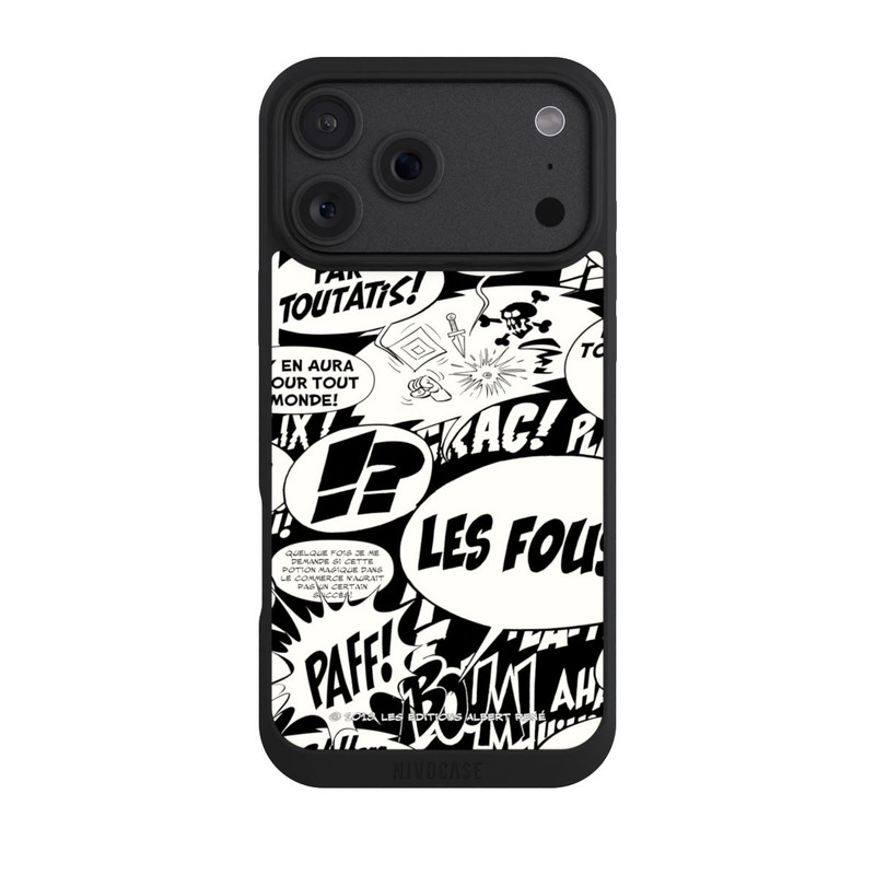 iPhone 18 Pro Max NIVOpure Sprechblasen Asterix Schwarz