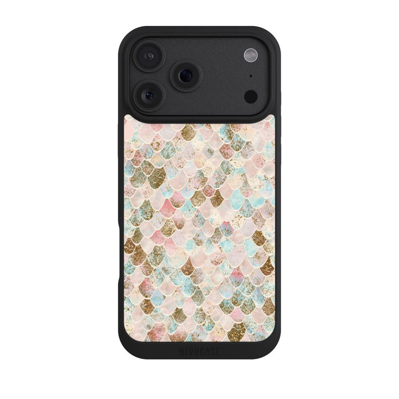 iPhone 18 Pro Max NIVOpure Motif sirène à l'aspect pailleté