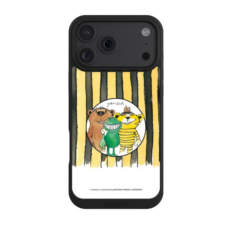 iPhone 18 Pro Max NIVOpure Petit Tigre et Petit Ours avec Rayures