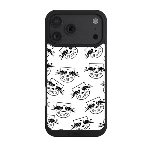 Apple iPhone 18 Pro Max NIVOpure Logos RB Leipzig black on white