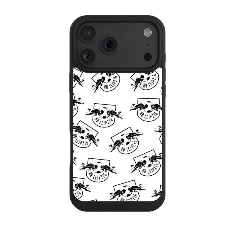 iPhone 18 Pro Max NIVOpure Logos RB Leipzig black on white