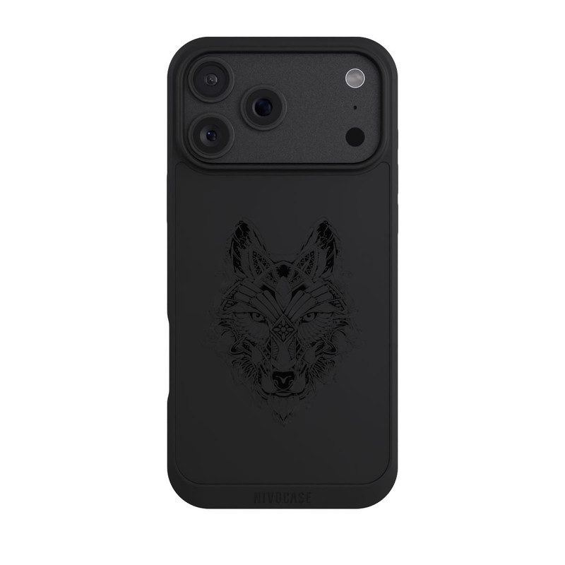 iPhone 18 Pro Max NIVOpure Wolf Mandala ohne Hintergrund