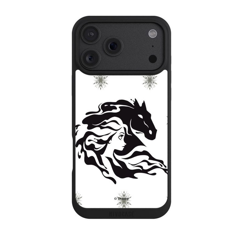 iPhone 18 Pro Max NIVOpure Elsa Nokk la Reine des Neiges 2 Noir et Blanc