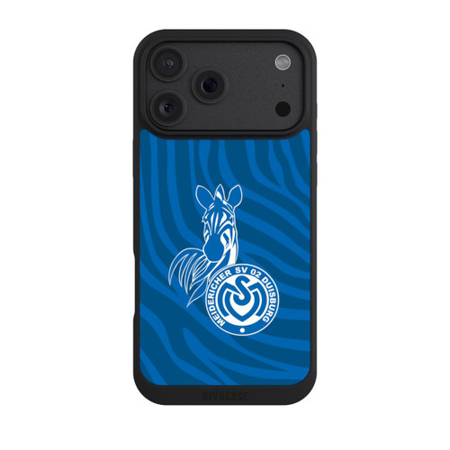 Apple iPhone 18 Pro Max NIVOpure Zebra Dunkelblau - MSV