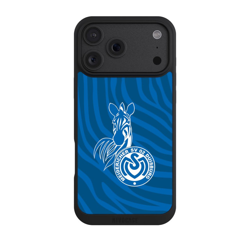iPhone 18 Pro Max NIVOpure Zebra Dunkelblau - MSV