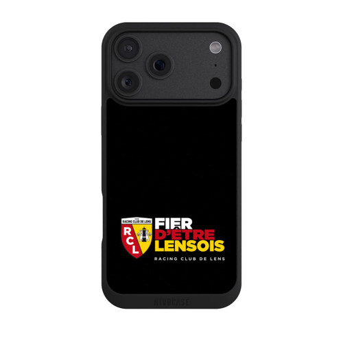 Apple iPhone 18 Pro Max NIVOpure RC Lens Logo en bas Noir