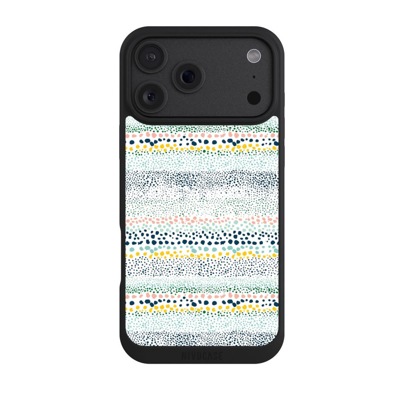 iPhone 18 Pro Max NIVOpure Petits Points Blanc Texturé