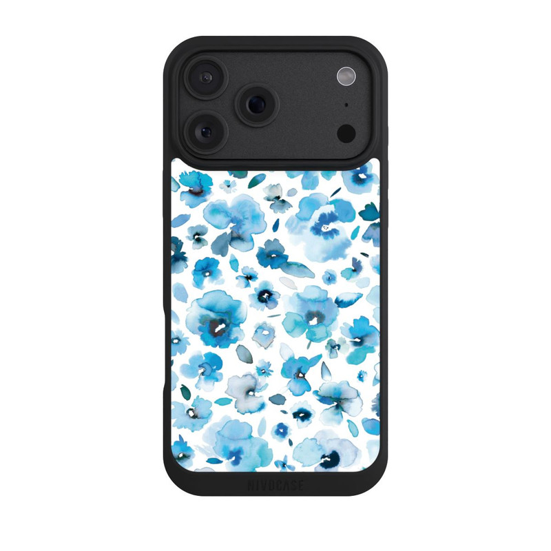 iPhone 18 Pro Max NIVOpure Blaue tropische Blumen
