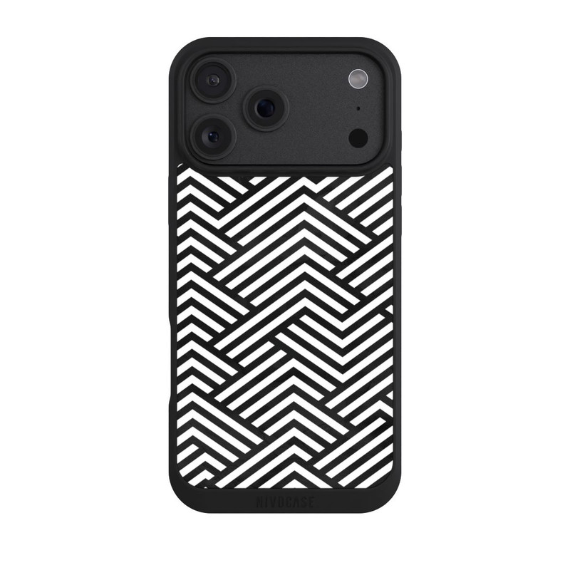 iPhone 18 Pro Max NIVOpure Schwarz und Weiß ZigZag