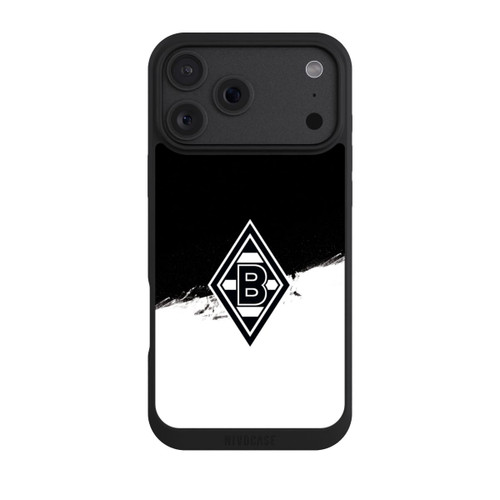 Apple iPhone 18 Pro Max NIVOpure Borussia Scratch Schwarz-Weiss