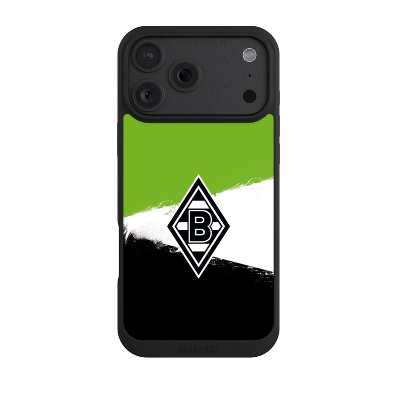iPhone 18 Pro Max NIVOpure Borussia Grunge Grün-Weiss-Schwarz