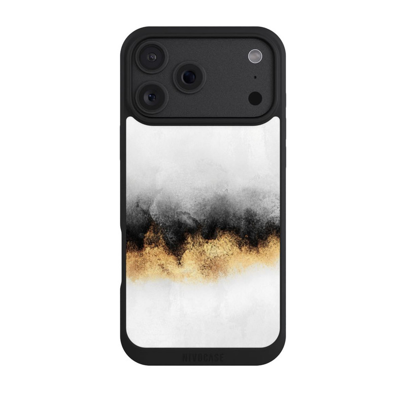 iPhone 18 Pro Max NIVOpure Grauer Himmelstaub Golddruck
