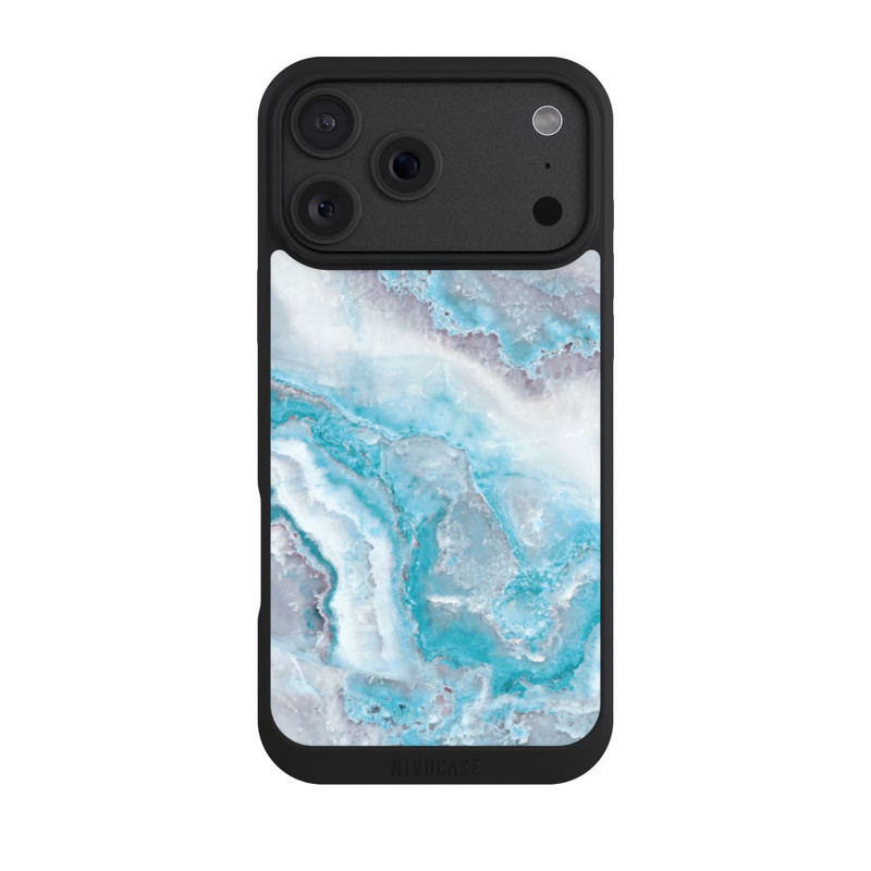 iPhone 18 Pro Max NIVOpure Pierre précieuse bleu clair