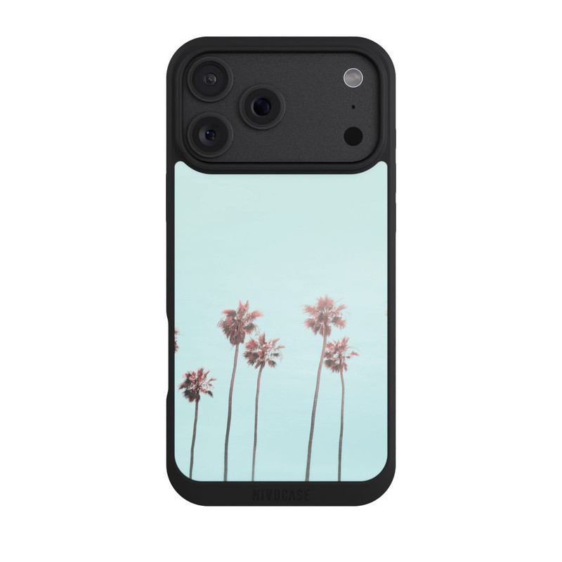 iPhone 18 Pro Max NIVOpure Paradis des palmiers de plage rose