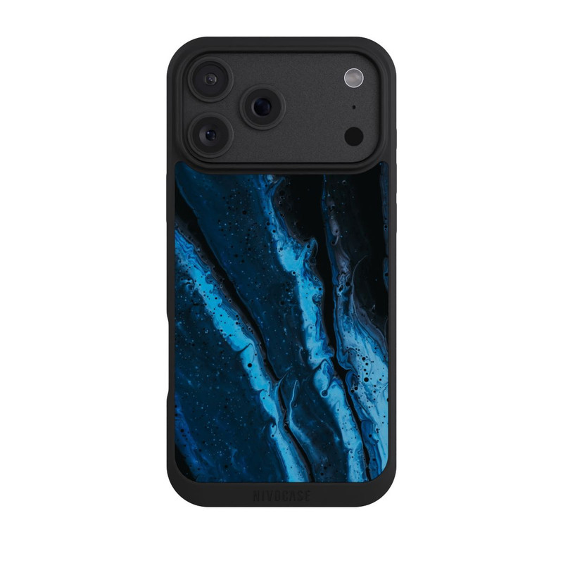 iPhone 18 Pro Max NIVOpure Blue oil texture