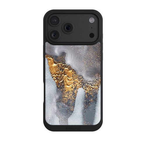Apple iPhone 18 Pro Max NIVOpure Beton-Gold-Glitzerlook