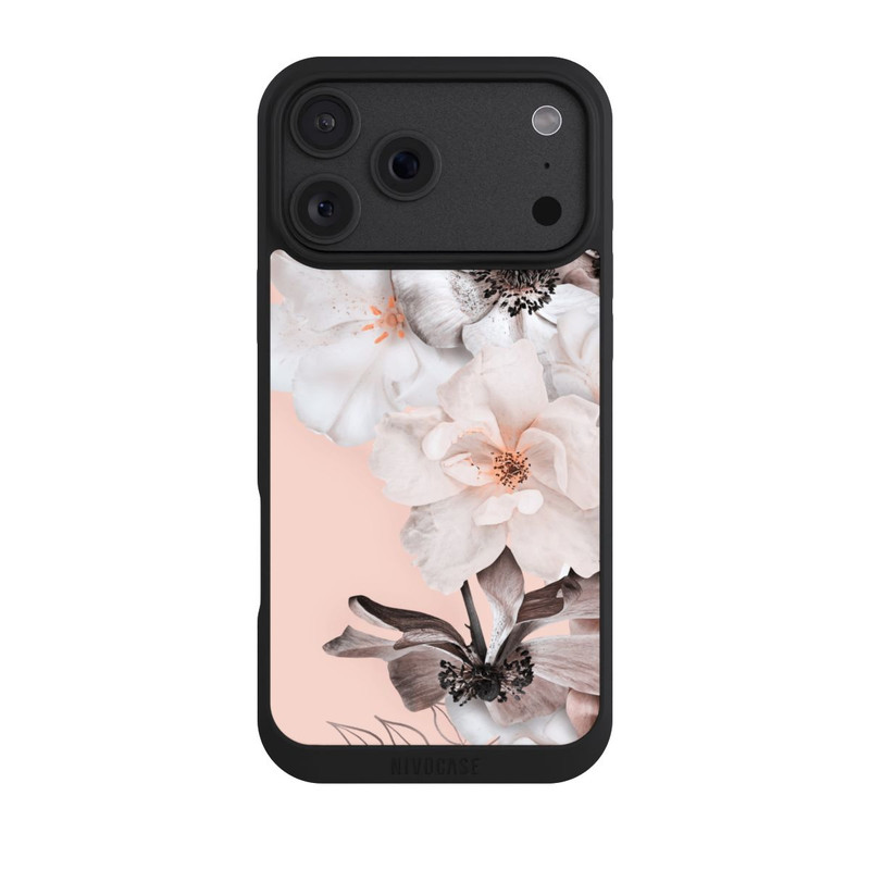 iPhone 18 Pro Max NIVOpure Mur de fleurs roses