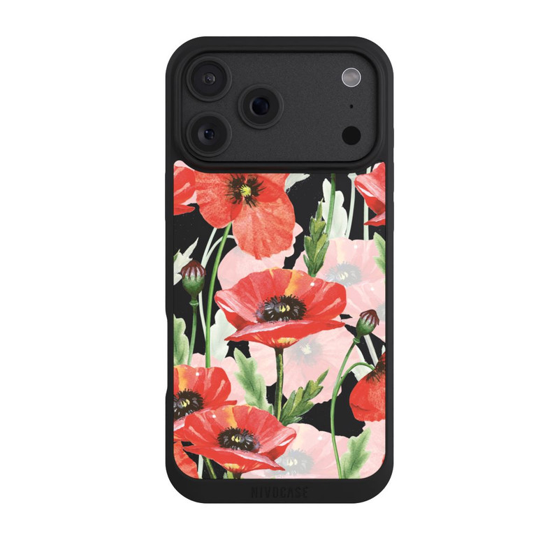 iPhone 18 Pro Max NIVOpure Prairie de Coquelicots sans Fond 