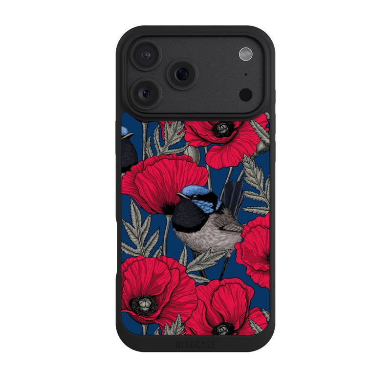iPhone 18 Pro Max NIVOpure Grimpereaux et coquelicots 2