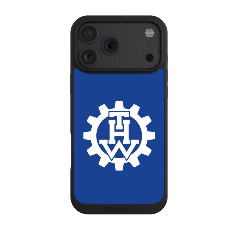iPhone 18 Pro Max NIVOpure THW Logo Blau