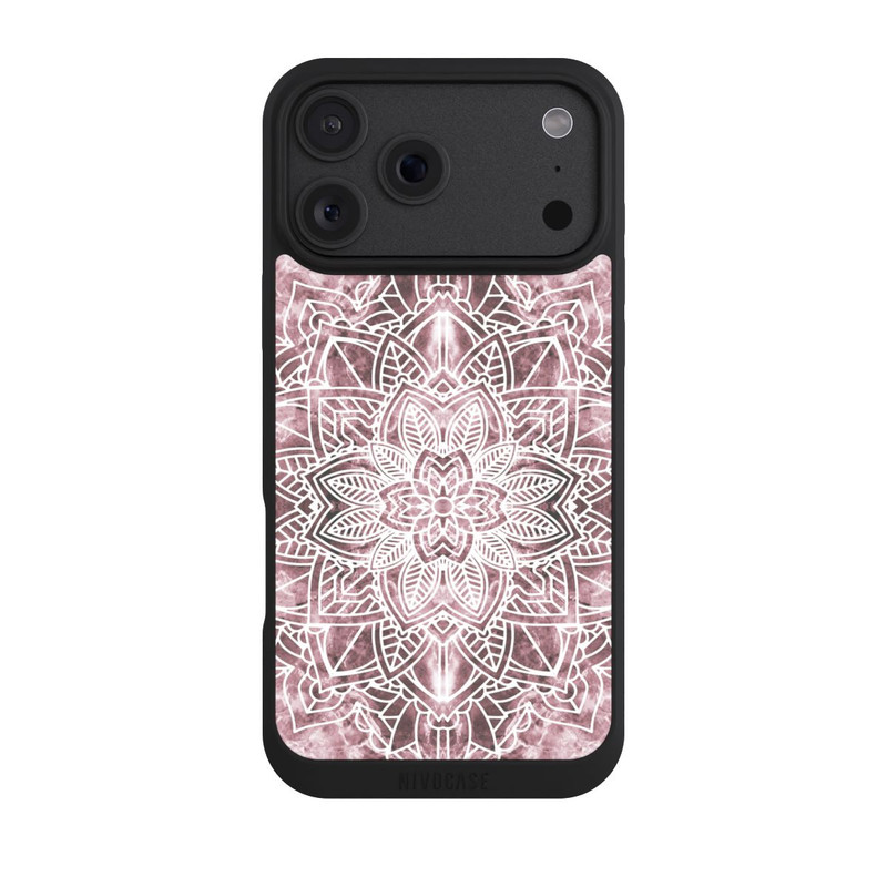 iPhone 18 Pro Max NIVOpure Mandala en marbre blush