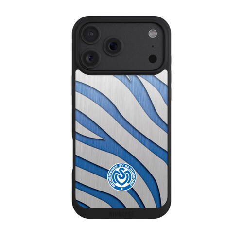 Apple iPhone 18 Pro Max NIVOpure Metall Zebramuster 2 MSV