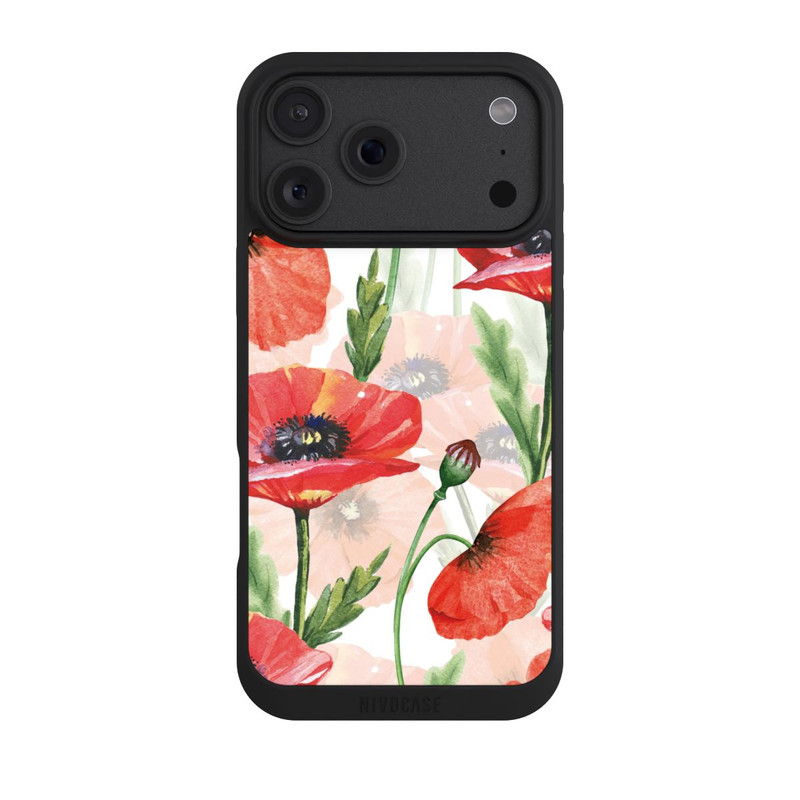 iPhone 18 Pro Max NIVOpure Wasserfarbe Mohnblumen