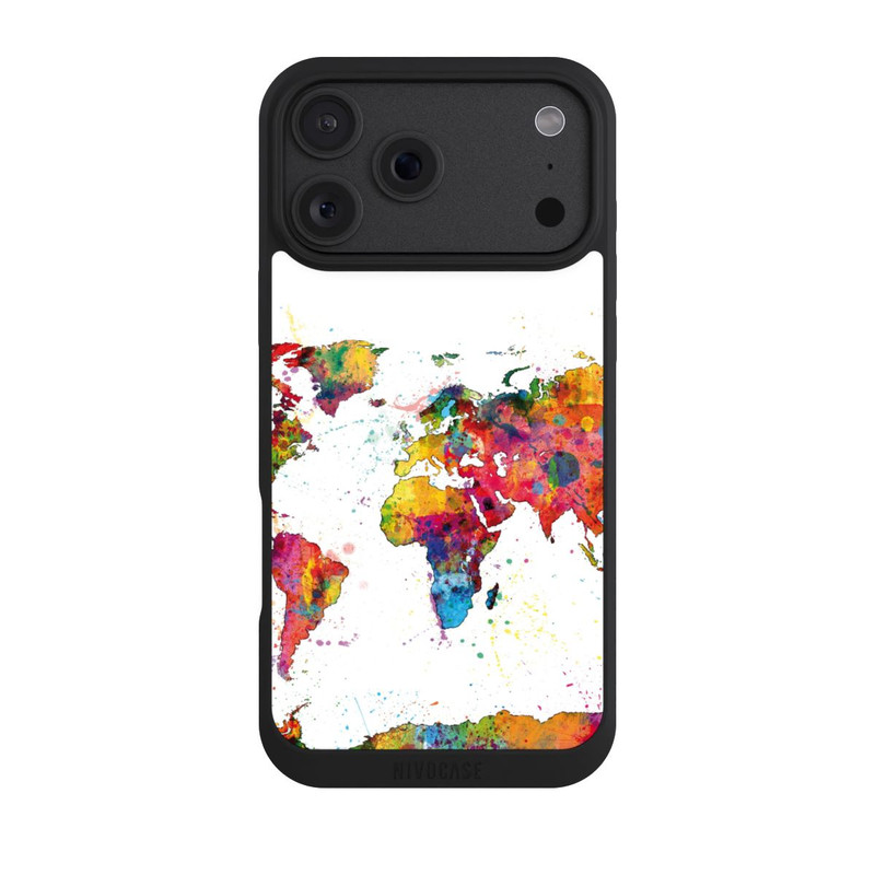 iPhone 18 Pro Max NIVOpure Éclats de cartes du monde